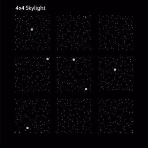 4x4 square skylight stencil guide