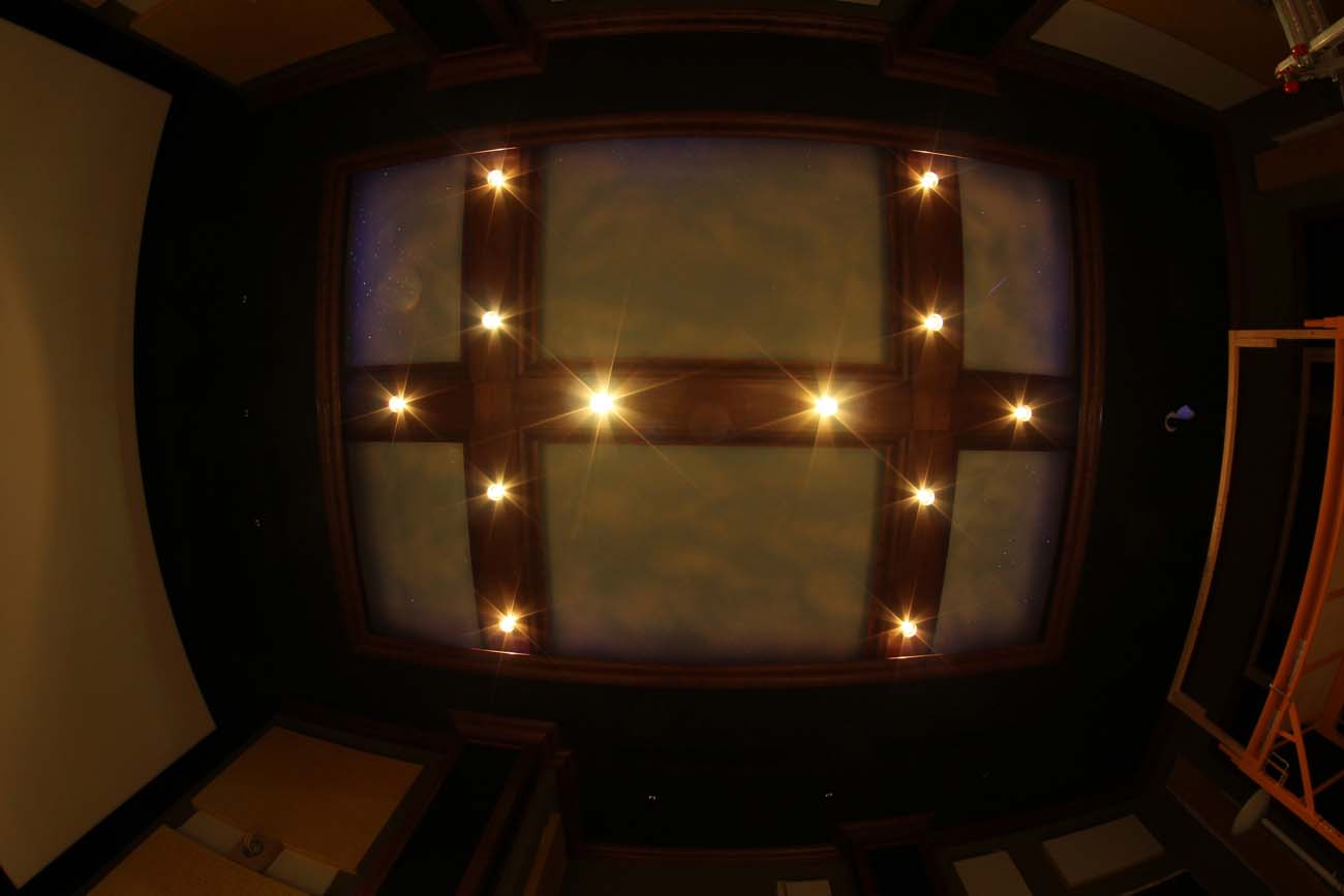 Dallas ceiling with Night Sky Murals
